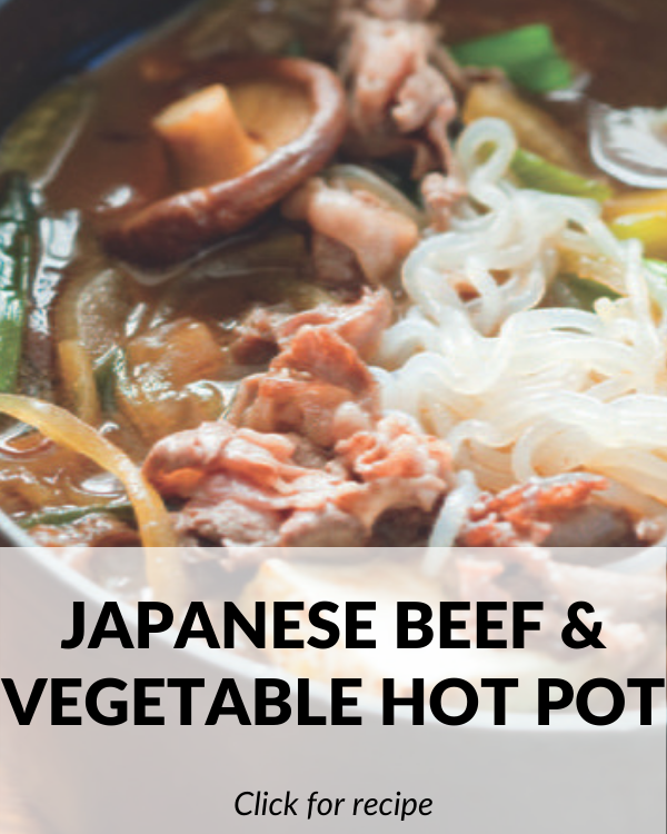 Japanese Beef and Vegetable Hot Pot