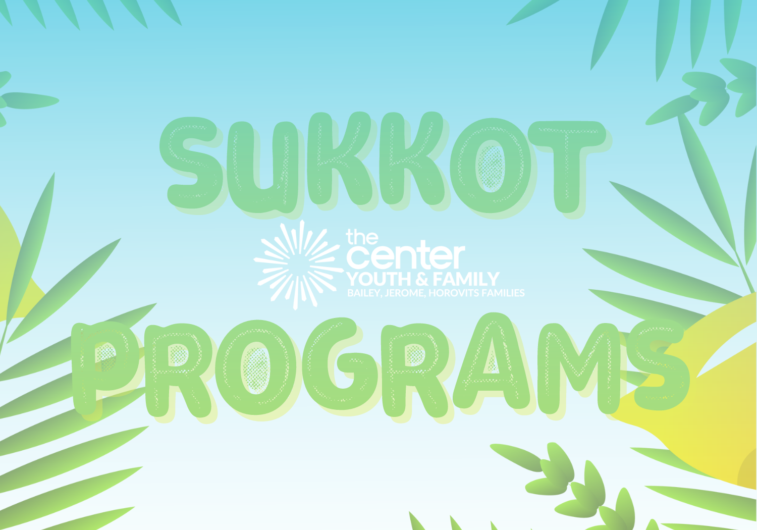 Sukkot Programs 2025 Toyota Deena Marillin