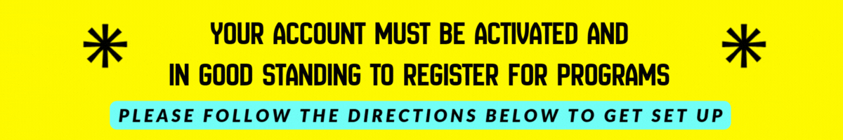 must activate to register